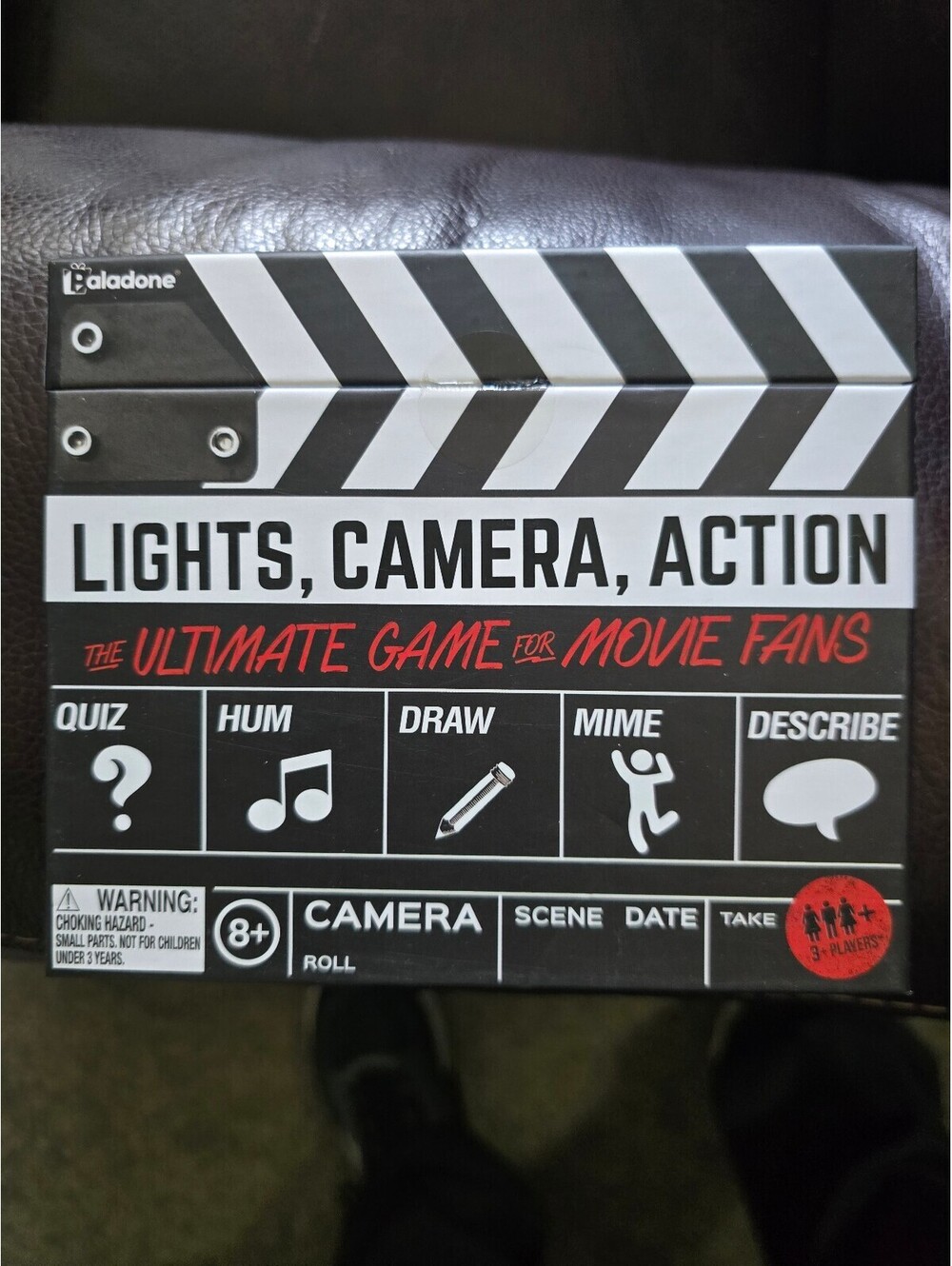 Lights Camera Action Ultimate Game of Movie Fans Trivia Board Game Complete